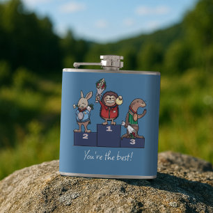 Flasques Animaux des Bois Vous êtes le meilleur ! Podium de
