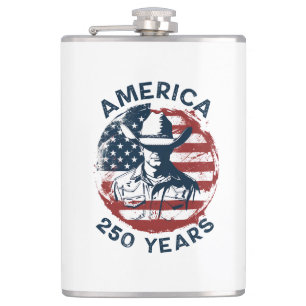 Flasques Anniversaire des 250 ans d'Amérique Cowboy 1776-20