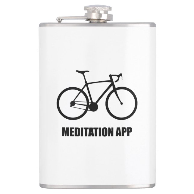 Flasques Application de méditation de vélo (Devant)