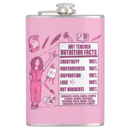 Flasques Appréciation pour les professeurs d'art - Cadeaux 