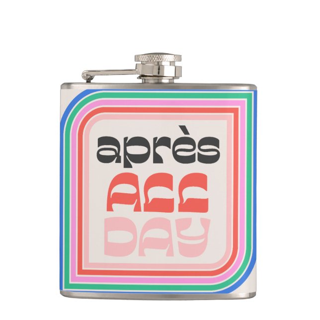 Flasques Après toute la journée les années 70 Retro Stried  (Devant)