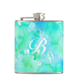 Flasques Aqua merveilleux d'aquarelles
