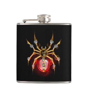 Flasques Araignée en vapeur noire