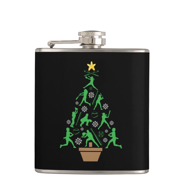 Flasques Arbre de Noël pour filles de filles (Devant)