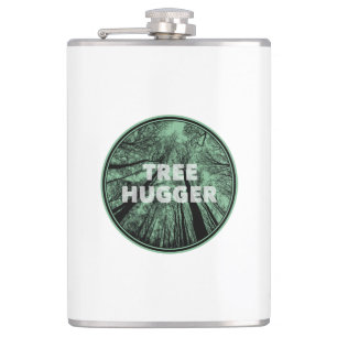 Flasques Arbre grand vert