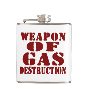Flasques Arme De Destruction Du Gaz