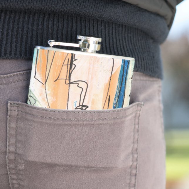 Flasques Art Abstrait original (In Situ)