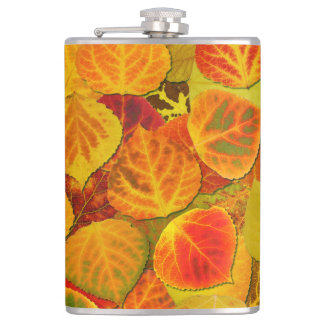 Flasques Aspen Feuilles Collage Solid Medley 1