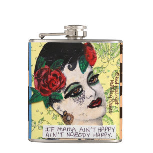 Flasques BAD GIRL FLASK-Si maman n'est pas heureuse