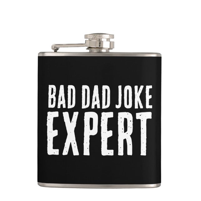 Flasques Bad Papa Plaisanterie Expert TYPOGRAPHIE GRAVE (Devant)