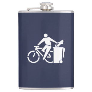 Flasques Balade En Vélo, Tracer Votre Voiture