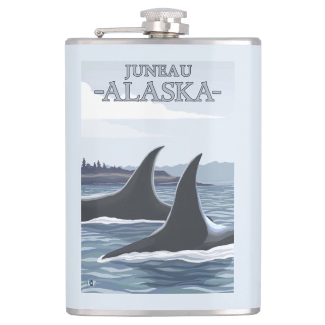 Flasques Baleines #1 - Juneau, Alaska d'orque (Devant)