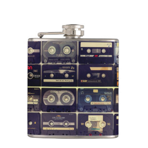 Flasques Bande cassette vintage cool des années 80