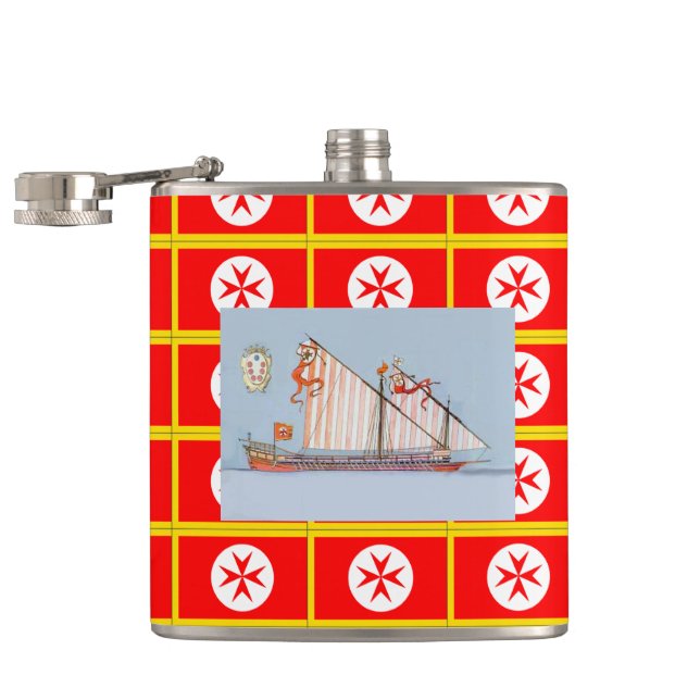 Flasques Bannière de la Marine Médicis de Toscane (Ouvert)