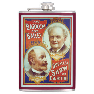 Flasques Barnum et Bailey Circus plus grand spectacle sur T