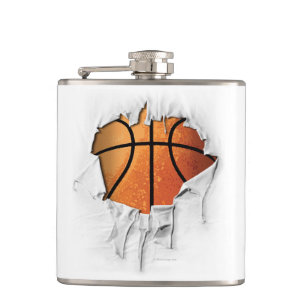 Flasques Basket-ball déchiré