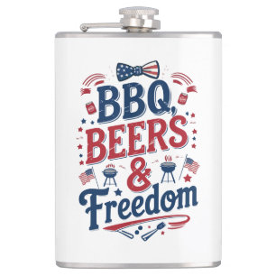 Flasques BBQ, Bières et Liberté – Vibes Rétro du 4 Juillet