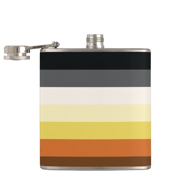 Flasques Bear Pride Stripes (Ouvert)