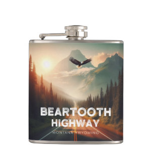 Flasques Beartooth Highway Montana Aigle Wyoming