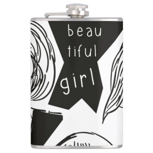 Flasques belle fille