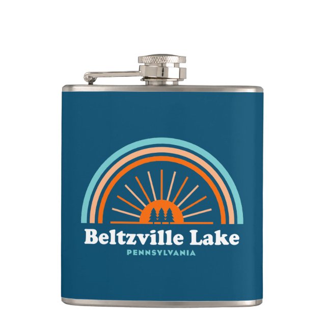 Flasques Beltzville Lake Pennsylvanie arc-en-ciel (Devant)