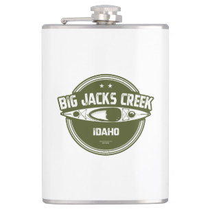 Flasques Big Jacks Creek Wild Et Rivière Pittoresque Idaho 