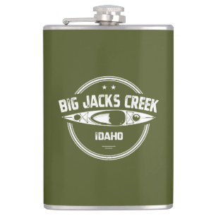 Flasques Big Jacks Creek Wild Et Rivière Pittoresque Idaho