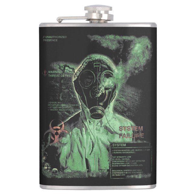 Flasques Bio-Déchets - Technique-Dystopique (Devant)