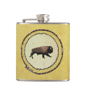 Flasques Bison galopant