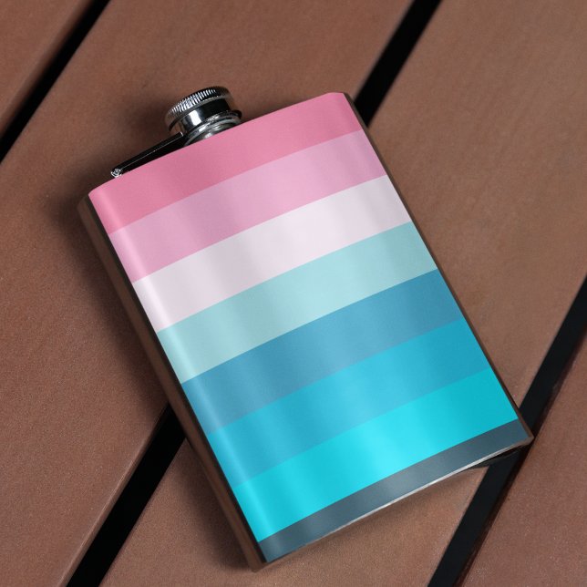Flasques Bleu et rose Tons (flask)