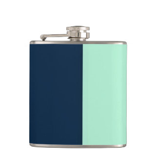 Flasques Bleu marin et Mint