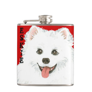 Flasques Bloc de couleur Eskimo Chien américain
