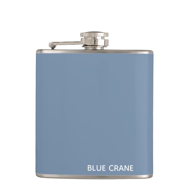 Flasques Blue Crane bleu color (Devant)