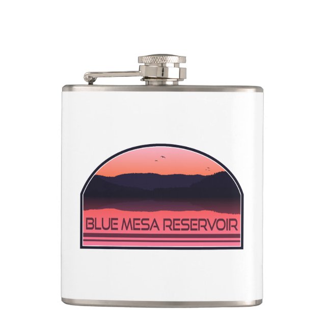 Flasques Blue Mesa Réservoir Colorado Red Sunrise (Devant)