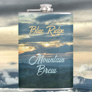 Flasques Blue Ridge Mountains Brew Sunset Photographie