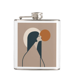 Flasques Boho Woman Sun