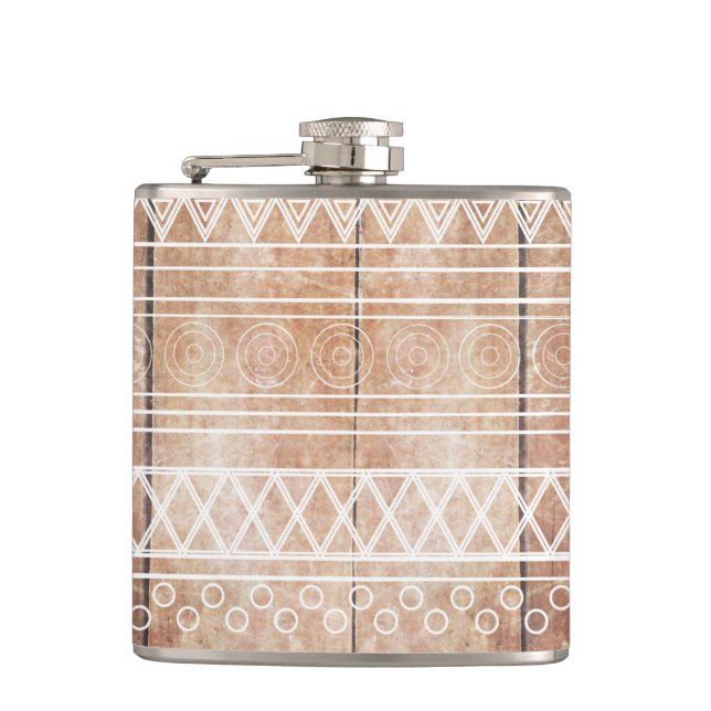 Flasques Bois tribal aztèque vintage (Devant)