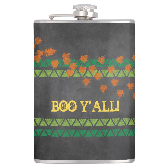 Flasques BOO Y'ALL Halloween Potion Southern Hospitality (Devant)