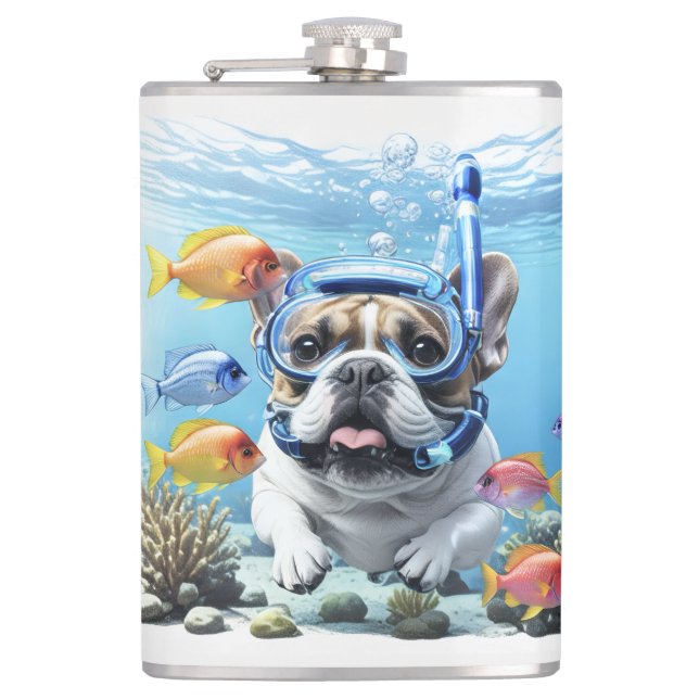 Flasques Bouledogue français en vacances French Bulldog (Devant)