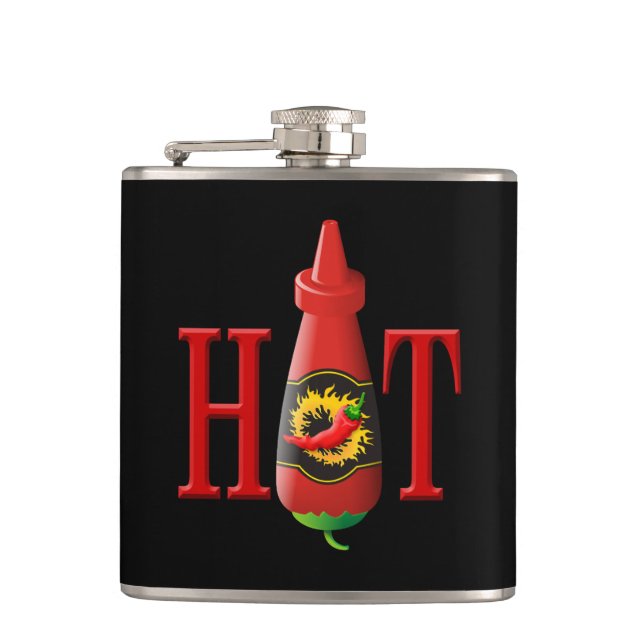 Flasques Bouteille de sauce chaude (Devant)