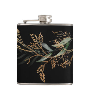 Flasques Bouteille moderne Eucalyptus à feuilles noires