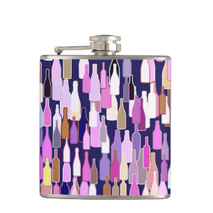 Flasques Bouteilles de vin, couleur multi, arrière - plan