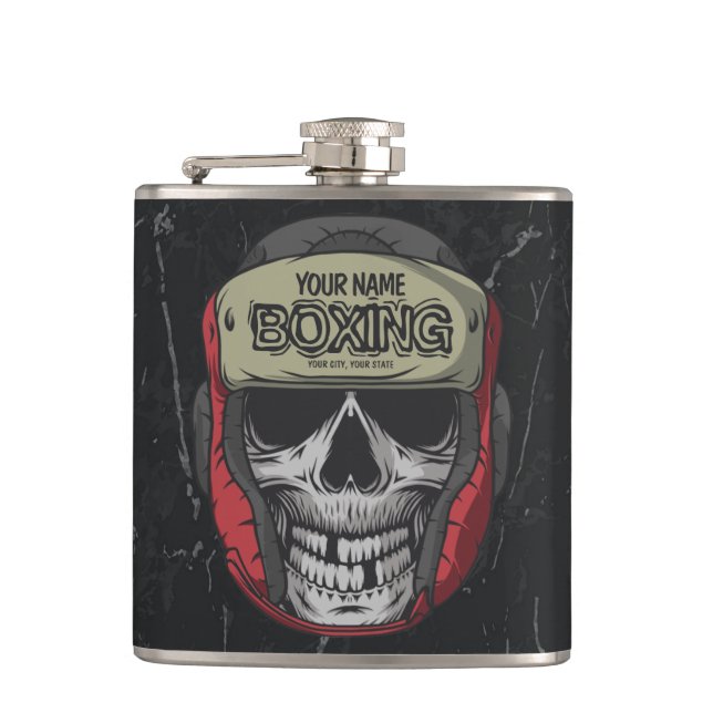Flasques Boxer Fight Club Skeleton Boxer Gym  (Devant)