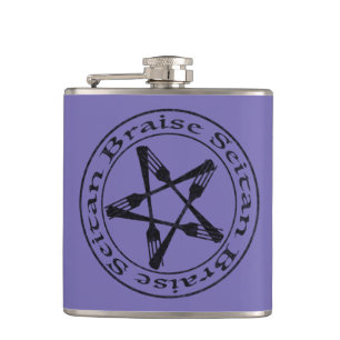 Flasques Braise Seitan Vegan Pentagram (dark version)