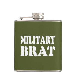 FLASQUES BRAT MILITAIRE