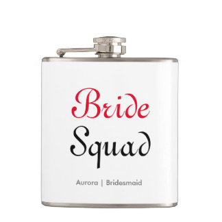 Flasques Bride Bachelorette Brigade Personnalisée