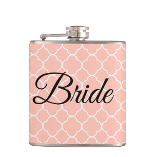 Flasques Bride belle rose