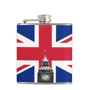 Flasques British Flag & Big Ben, Royaume-Uni mode Royaume-U