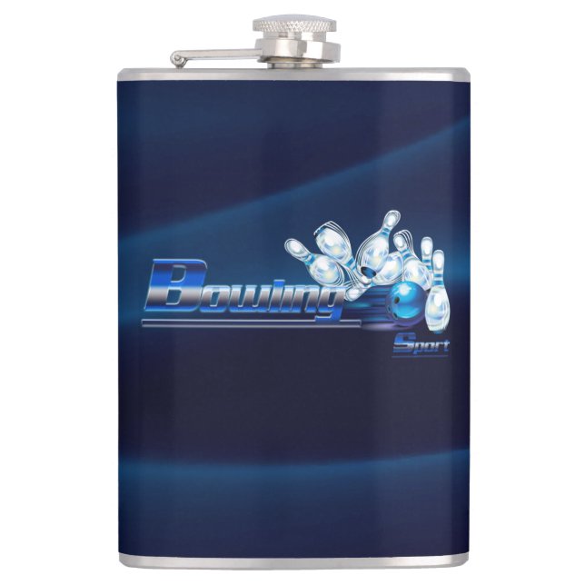 Flasques Broches de quilles et boule (Devant)