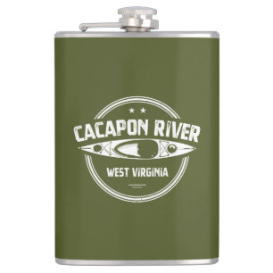 Flasques Cacapon River, Virginie-Occidentale